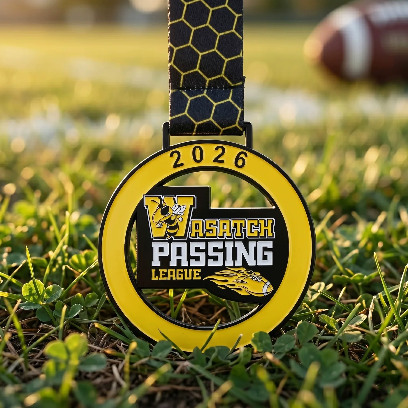 Custom sports medal sample